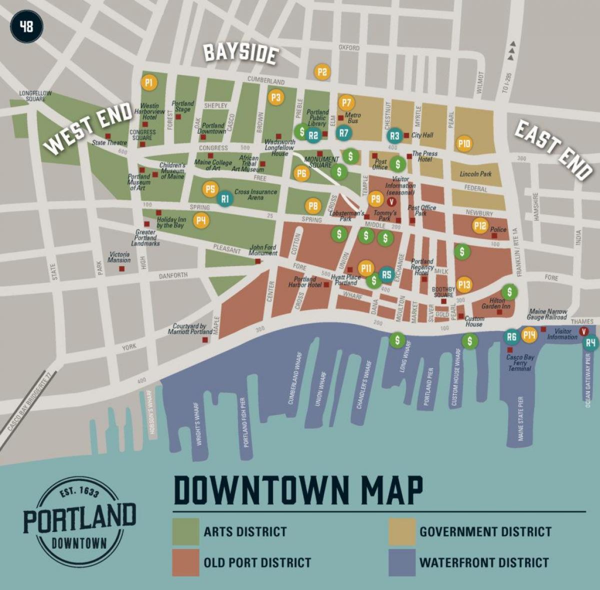 térkép app Portland