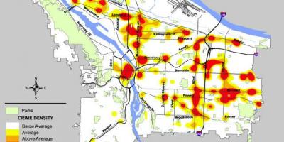 Portland bűnügyi térkép