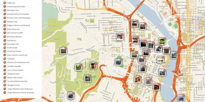 Portland séta térkép