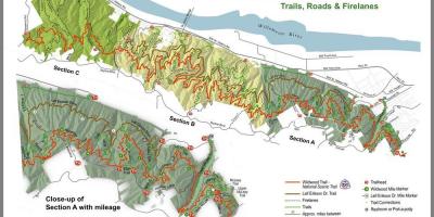 Forest Park Portland trail térkép